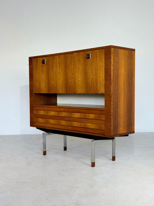 Mid-Century Palissander Bar Cabinet