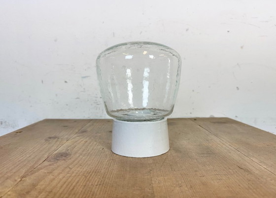 Image 1 of Lampada da soffitto vintage in porcellana bianca, anni '70