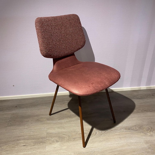 Rosa set van 6 – Bert Plantagie, eetkamerstoelen, Textile, Lambskin