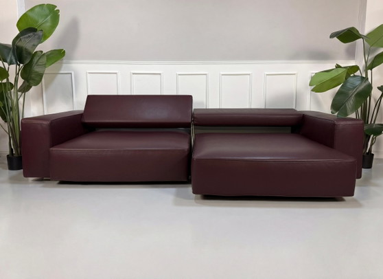 Image 1 of B&B Italia Andy Sofa Leder Rot Leder Luik Ausstellungsstück