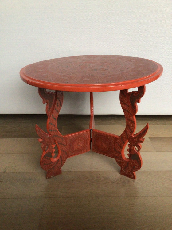 Image 1 of Tavolo laccato birmano