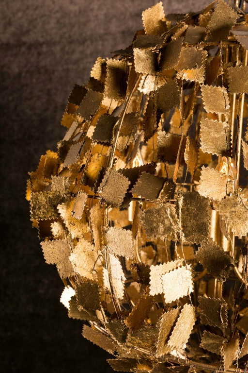 Round Gold Pendant Lamp