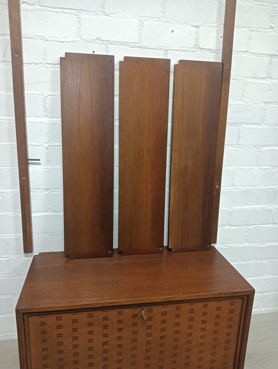 Image 1 of Mueble de pared modular Poul Cadovius, teca, Dinamarca
