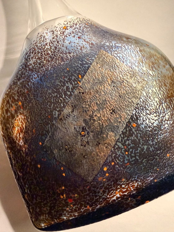 Image 1 of Jarrón "Satélite" Kosta Boda firmado por Bertil Vallien - Bronce oscuro grande (Modelo 89253)