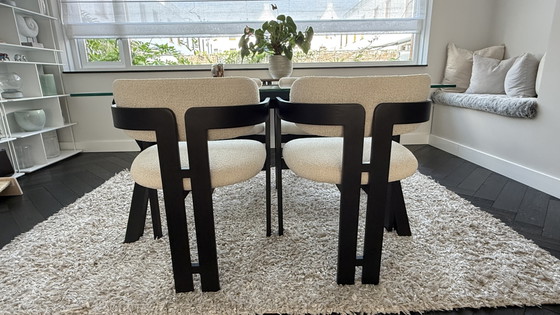 Bodio Wabi Sabi Dining Chairs ×4 — Brand New, Unused (LUMZ, €716 RRP) – Wood, Textile (photo 7 of 8)