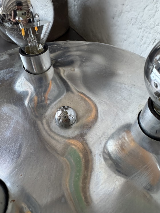Image 1 of 1970s Space Age bubble glass table lamp