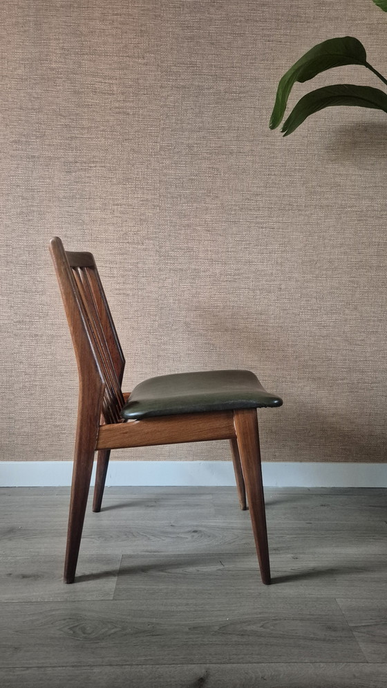 Image 1 of Vintage dining room chairs 1950s/60s - Zijlstra