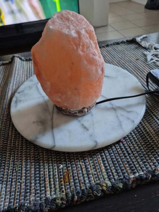 Salt lamp – tafellampen, Marble, Stone