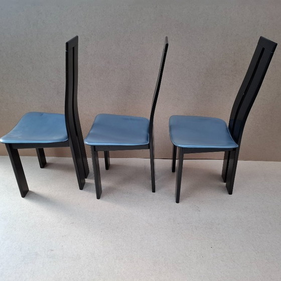 Image 1 of 6 Vintage Chairs from the 70s, Designed by Pietro Costantini for Ello