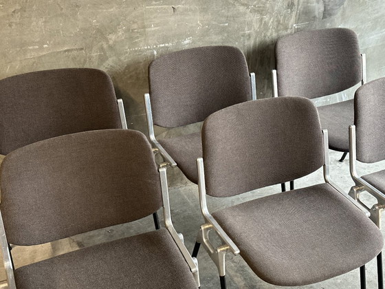 Image 1 of 6 chaises Castelli DSC 106, Giancarlo Piretti - Gris