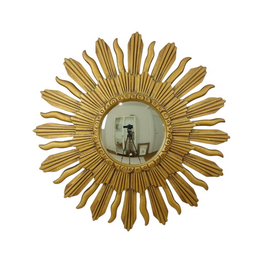 Miroir ensoleillé or
