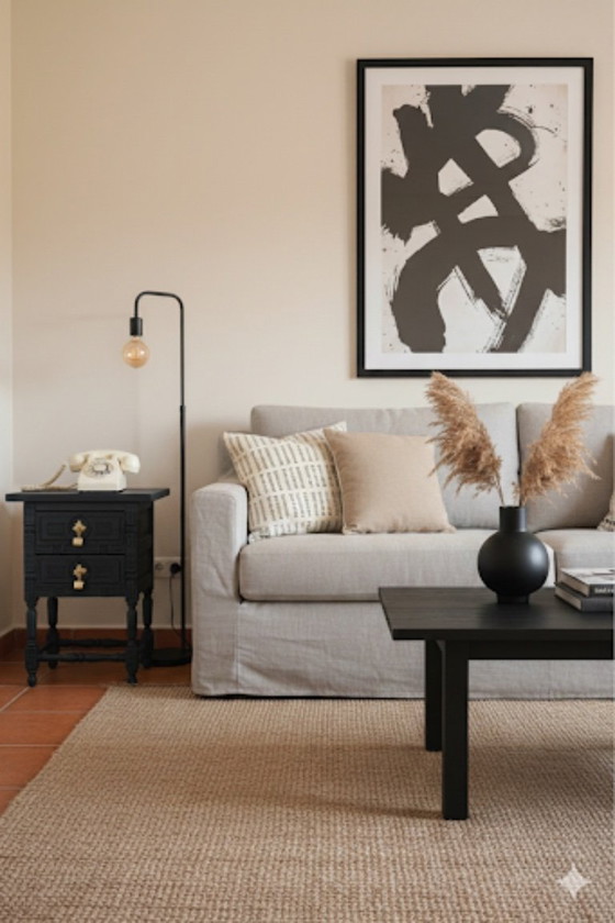 Image 1 of Mesa Auxiliar nogal 1940 - Restaurada