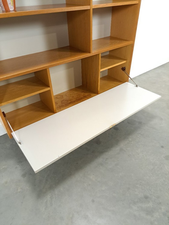 Image 1 of Danish Domino Mobler cabinet with flap door