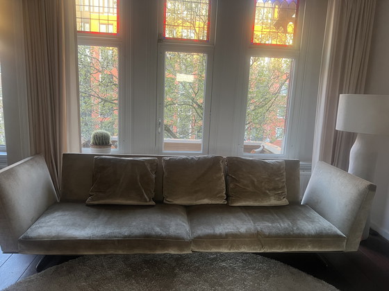 Image 1 of Flexform, sofa Evergreen KleurChampagne 