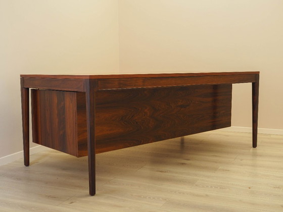 Image 1 of Escritorio Diplomat de palisandro, diseño danés, década de 1970, diseñador: Finn Juhl, fabricante: France & Son