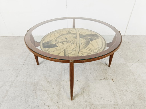 Table basse italienne Mid Century