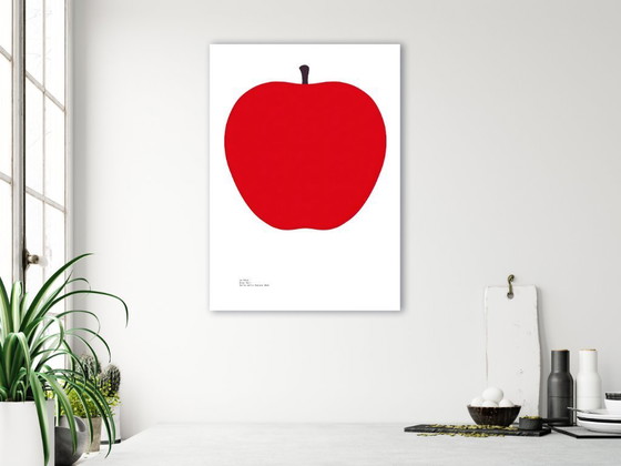 Image 1 of LA MELA Enzo Mari - Serie della Natura 1963 - Poster 50 x 70 cm