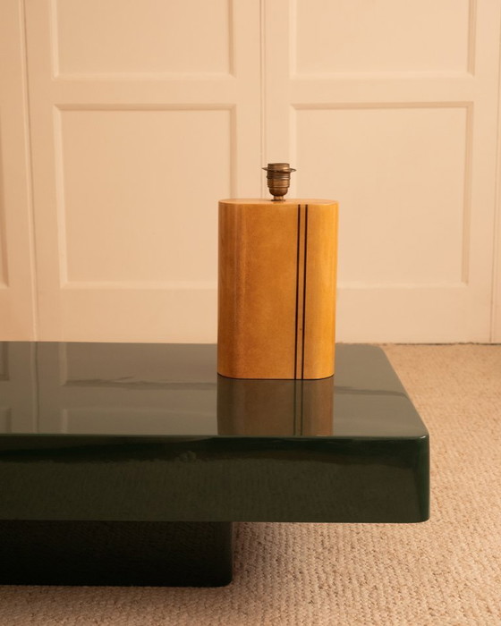 Image 1 of Parchment table lamp - Italy 1970s