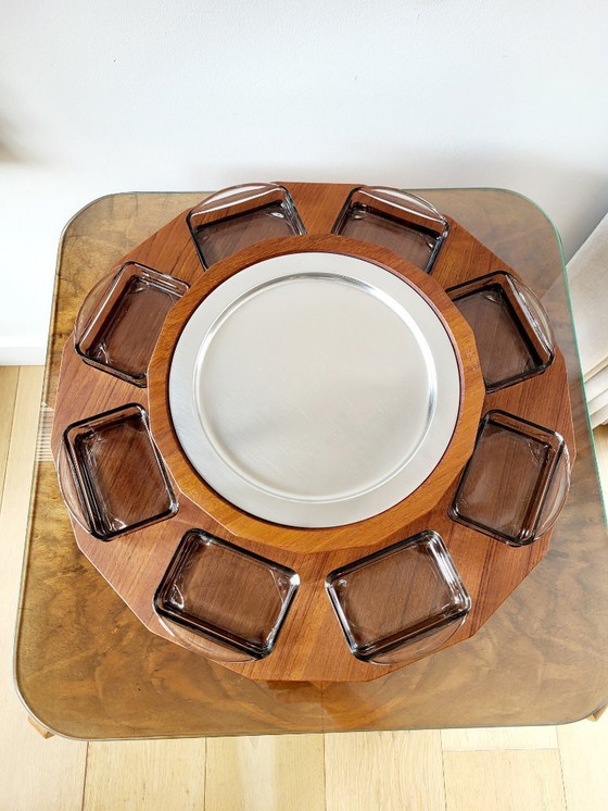 Image 1 of Lazy Susan bowl, Scandinavian Design from the 1960s
