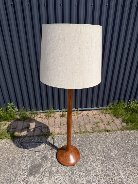 Lampada da terra vintage in teak Domus – Lampade da terra, Plastic, Wood (photo 3 of 14)