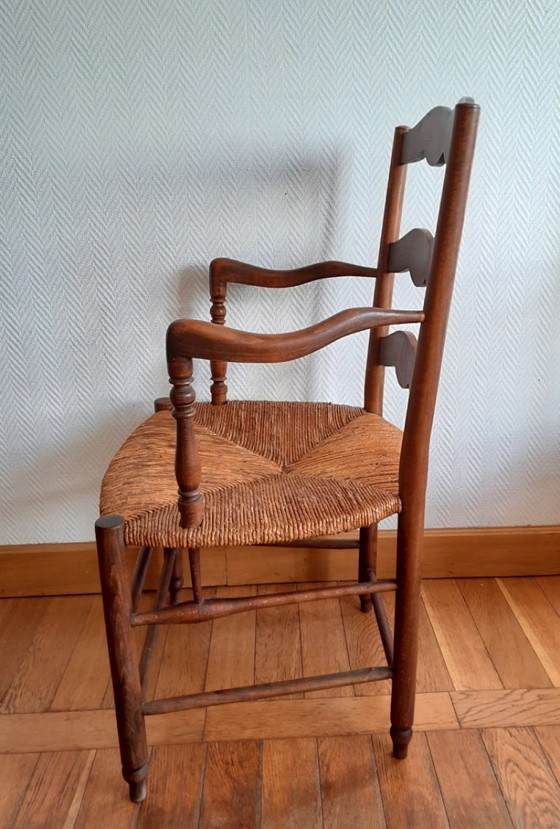 Image 1 of 2x nursery chairs, Provençal style, 19th century