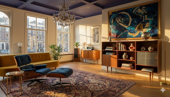 Image 1 of Libreria vintage in teak di metà secolo, Danimarca, anni '60