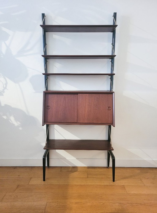 Vintage modular wall unit by Louis van Teeffelen for Wébe, 1960.