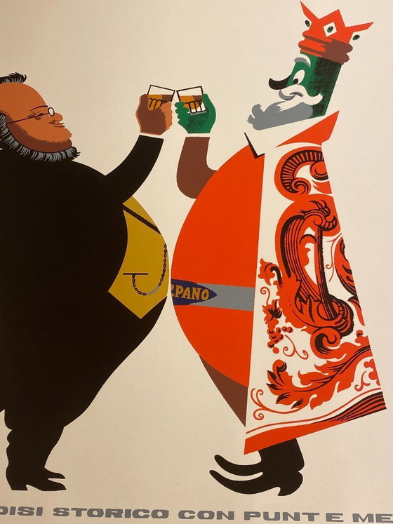 Image 1 of  Armando Testa, ca. Jaren 60 - CARPANO (Brindisi con Cavour) - Originele vintage poster