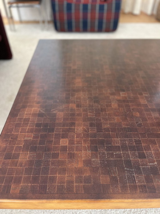 Image 1 of mosaic wood coffee table
