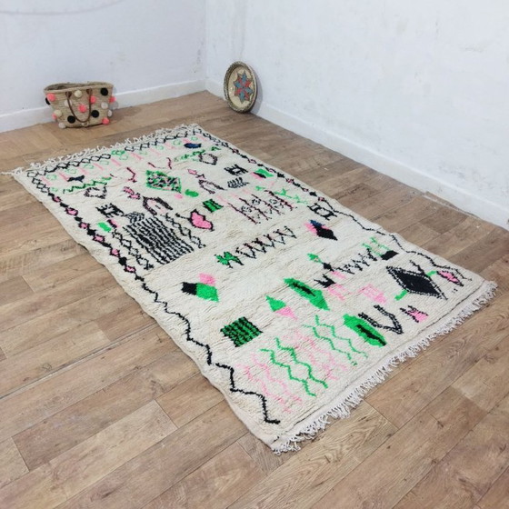 Image 1 of Authentiek Marokkaans Azilal-tapijt 260 x 150 cm – Handgemaakt Berber wollen tapijt