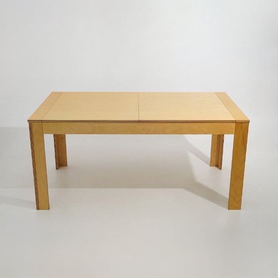 Image 1 of Maple table with extendable top, 1970s