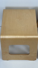 3 tabourets Benjamin IKEA vintage des années 90, table d'appoint Norinder