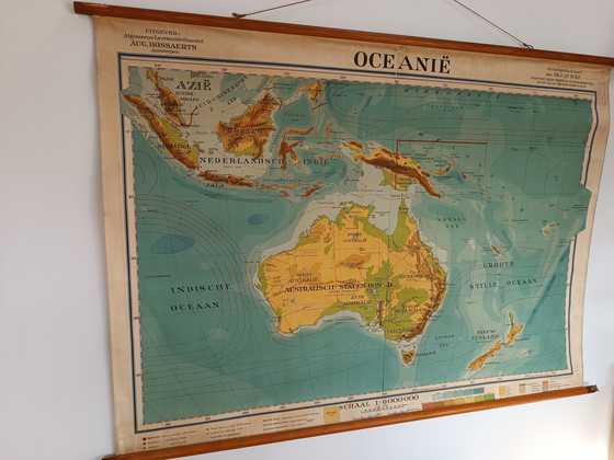 Image 1 of School map: Dutch East Indies, Australia, Oceania