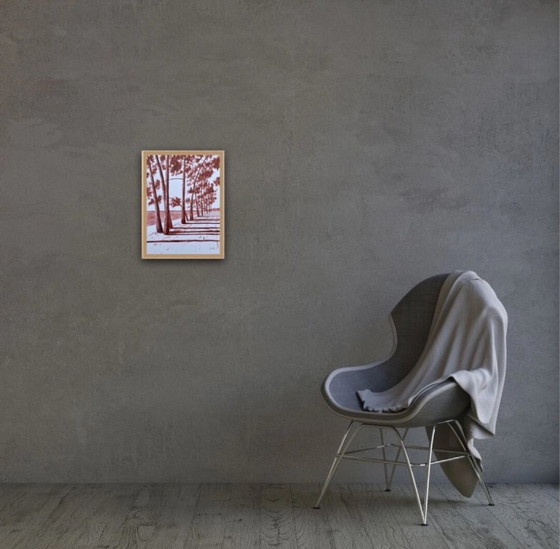 Image 1 of Inchiostro su carta fabriano 300g.  Formato 40x30cm.