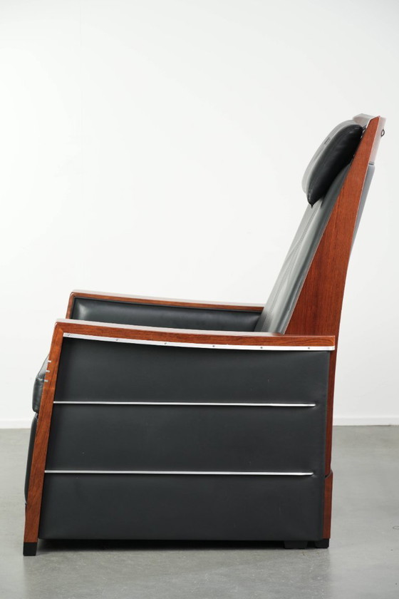 Luxury electrically adjustable Schuitema Art Deco design recliner, model John, from the Decoforma series, (photo 6 of 14)