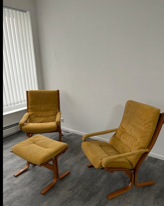 Image 1 of 2 Ingmar Relling siesta chairs +ottoman