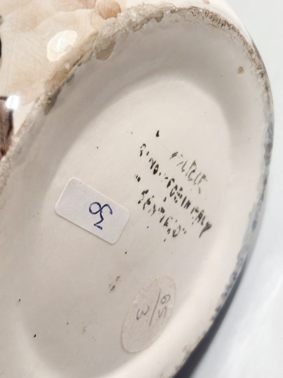 Paire de vases en céramique Castelli peints à la main, années 1950 – Ceramic (photo 12 of 13)