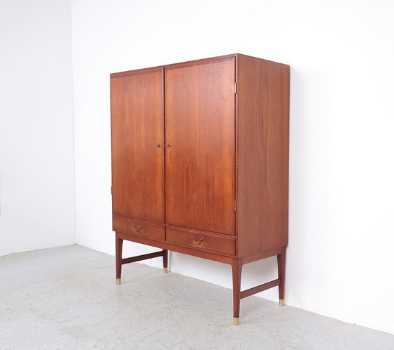 Image 1 of Vintage teak wooden cabinet by Niels O. Møller, 1960s