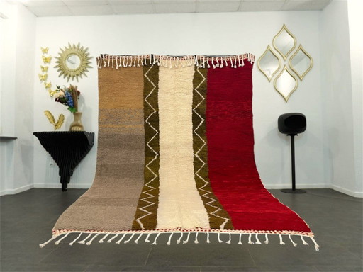 Tapis berbère - 303 cm x 213 cm - laine colorée