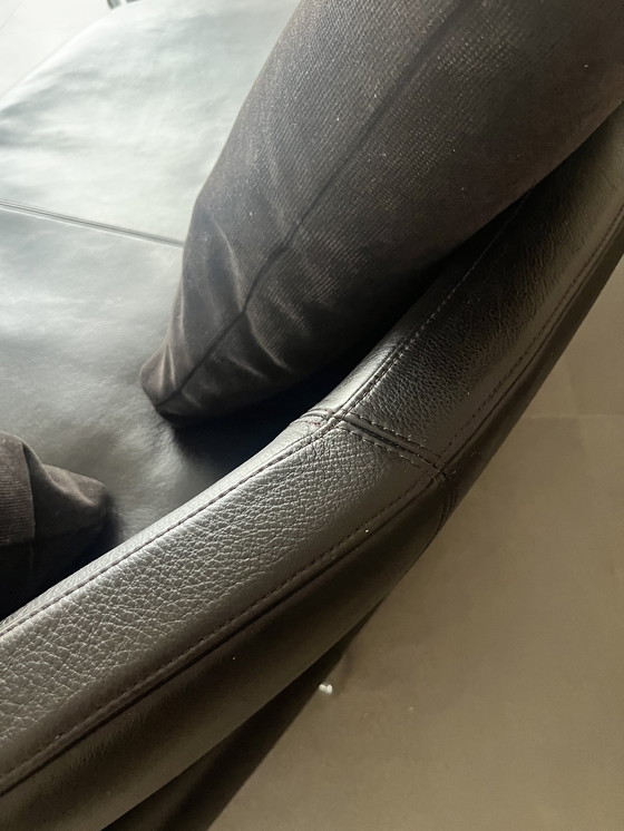 Image 1 of B&amp;B Italia Design Divano Lounge Divano Pelle Marrone Scuro