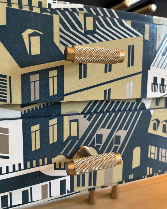 Image 1 of Comodini vintage ricoperti con Emma's Apartment di Mini Moderns | The Vintage Vibe