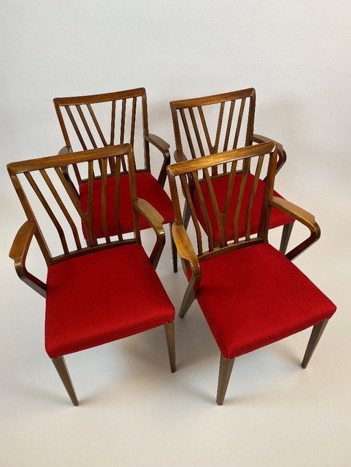 Fauteuils Poly-Z par Abraham A. Patijn pour Zijlstra Joure, 1950, ensemble de 6