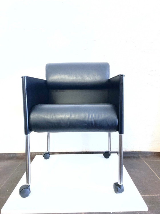 Image 1 of Rosenthal Folio fauteuil op wielen, ontwerp van Cini Boeri, jaren 80.