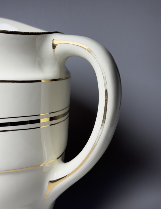 Image 1 of Boch Frères La Louvière Art Deco Big Pitcher, Belgium, c. 1920s–1930s