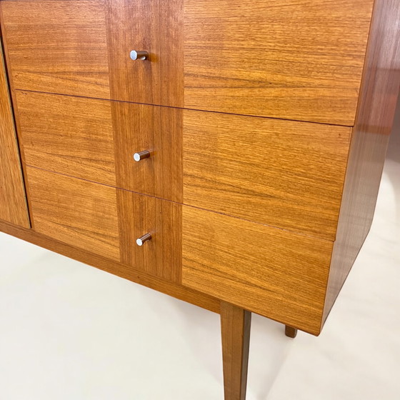 Image 1 of Mid - Century walnut sideboard - mid 60's Scandinavian design made in Germany.