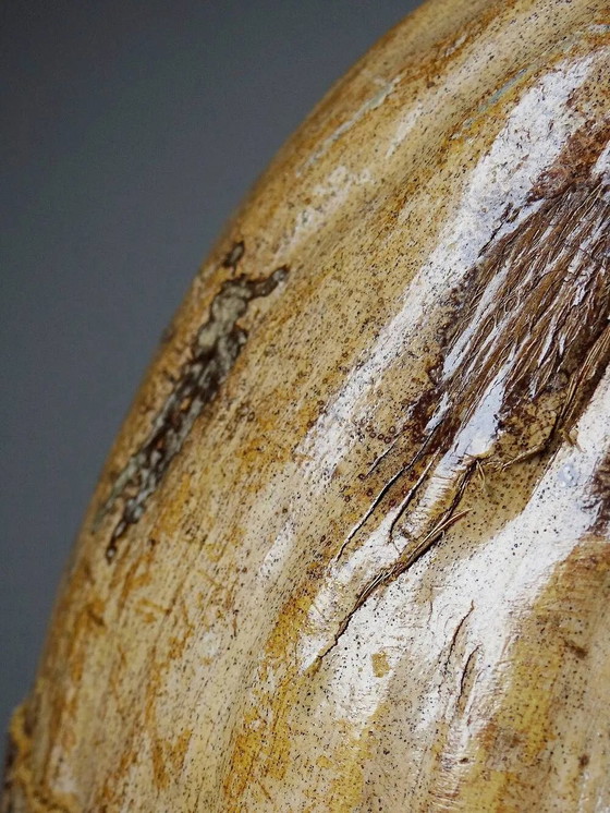 Scatola curiosa vintage anni '50-'60, secchiello per ghiaccio in cocco naturalizzato., Accessori da tavola (foto 9 di 14)