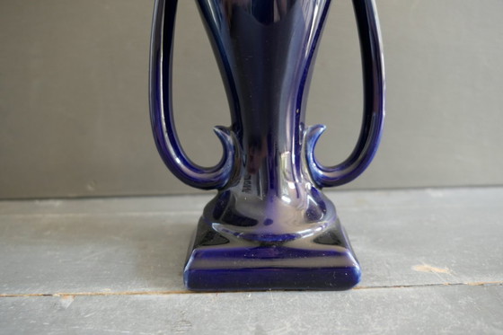 Image 1 of Art Deco vaas Faiencerie de Thulin België 30