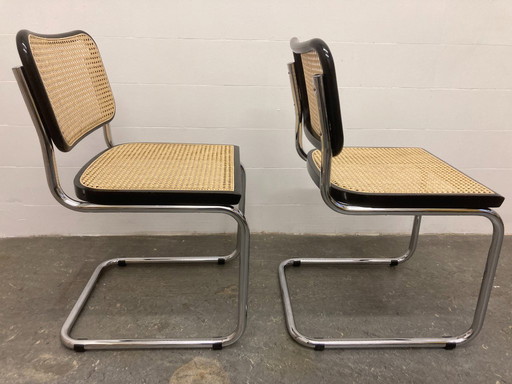 2 x vintage Cesca chairs Breuer