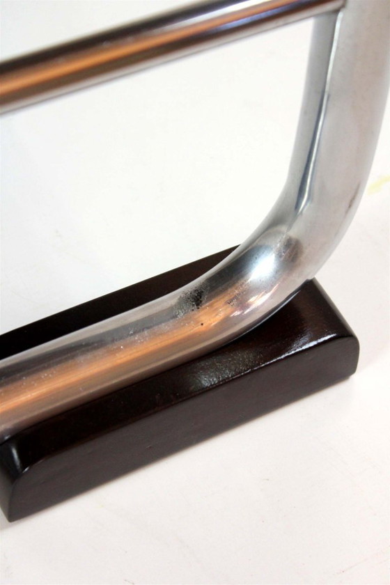 Image 1 of Restauriertes Bauhaus-Sofa aus verchromten Stahlrohren von Hynek Gottwald, 1930er Jahre