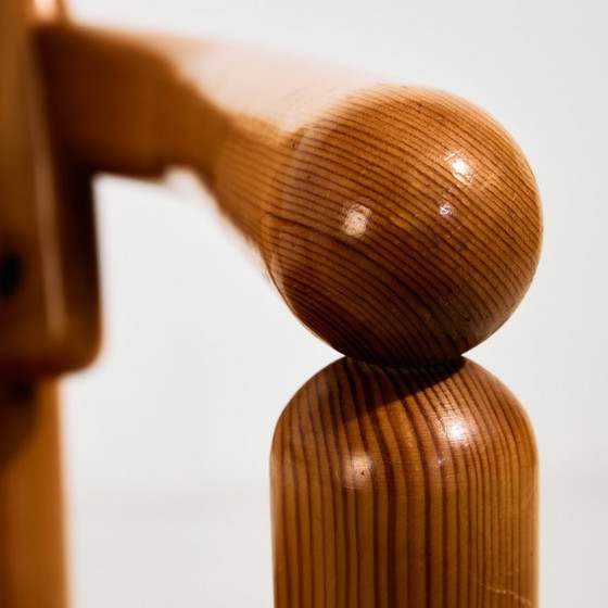 Image 1 of MK10982 Poltrona in pino di Rainer Daumiller per Hirtshals Savvaerk, Set di 2